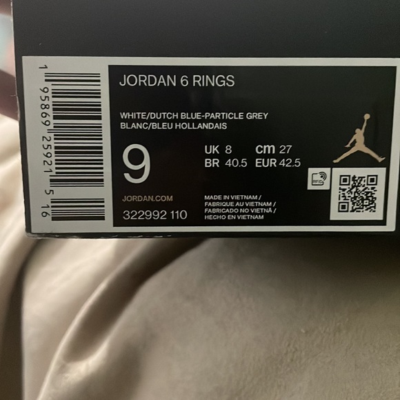 Jordan 6 rings - Picture 2 of 2
